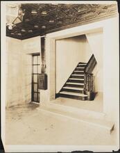 [Interior, stairs.]