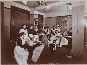 Education, N. Y. Cooking School, Shop Girls' Course.