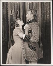 [Ferdi Hoffman as Mr. Manningham and Judith Evelyn as Mrs. Manningham  in "Angel Street".]