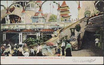 Helter Skelter Slide, Luna Park, Coney Island, N. Y.