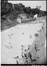 Colonial Hill Pool with Sugar Hill in the Background.
