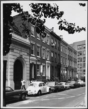 [Bedford Street between Christopher and Grove Streets.]