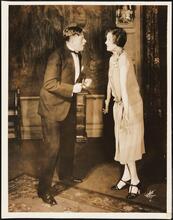 [Edwin Nicander as Ronald Bradford and Verree Teasdale as Pauline Lunt in "Buy, Buy, Baby".]