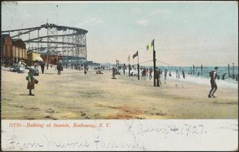 Bathing at Seaaside, Rockaway, N.Y.
