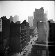 [Looking south on Wooster Street to 42-46 Wooster Street.]