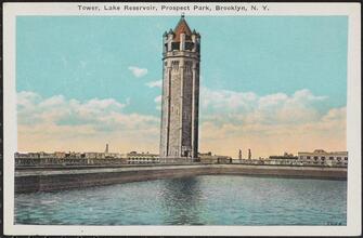 Tower, Lake Reservoir, Prospect Park, Brooklyn, N. Y.