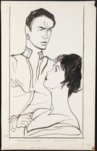 [Farley Granger as The King of Siam and Barbara Cook as Anna Leonowens in "The King and I".]