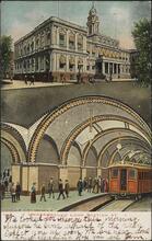 Underground Loop Station at City Hall, New York.