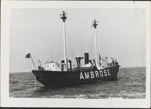 [Ambrose vessel at sea.]