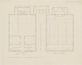 Plans of the Baptist Church Amity St.