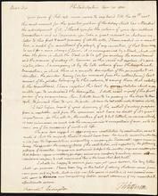 Letter from Thomas Jefferson to Chancellor Robert R. Livingston