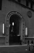 [Entrance to 20 Exchange Place.]