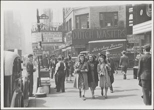 [West 46th Street in Times Square.]
