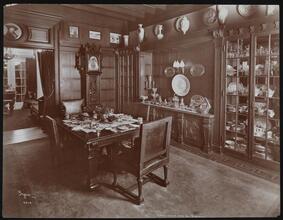 Portrait, Lillian Russell at Home, Interiors of Residence.