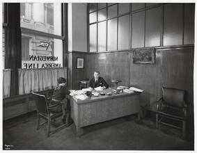 [Norwegian America Line Offices.]