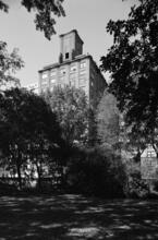 [336 Central Park West seen from Central Park.]
