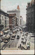 Broadway, looking North, New York