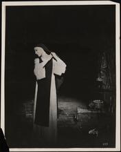[Lady Diana Manners as The Madonna in "The Miracle".]