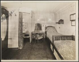 French Line, S.S. "Paris", Interior, First Class Cabin #273.