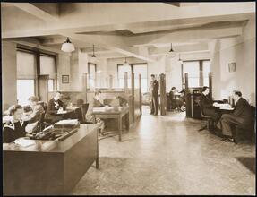[Interior, office.]