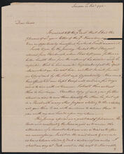 Letter from Peter Augustus Jay to Peter Jay Munro, February 21, 1795