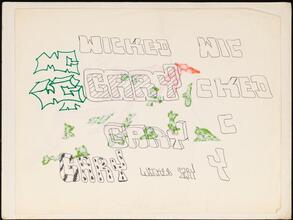 [Page in Wicked Gary's piece book.]
