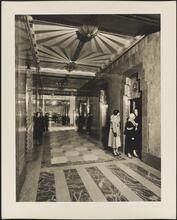 60 Wall Street [70 Pine Street.] Cities Service Company. Interior, main elevator corridors