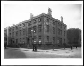 5th Avenue at the N.E. corner of 12th Street. Lenox Mansion City, view of Old New York.