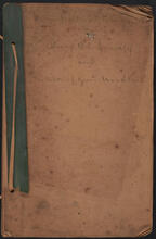 Undated annotated journal of newspaper clippings kept by Edward Floyd De Lancey
