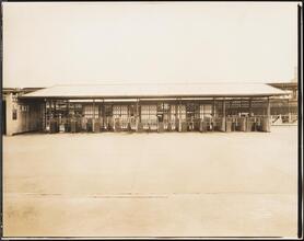 West 155th Street and Eighth Avenue. Polo Grounds. Entrance and ticket booths