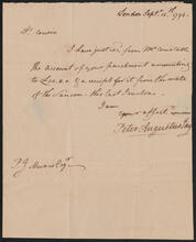 Letter from Peter Augustus Jay to Peter Jay Munro, September 15, 1794
