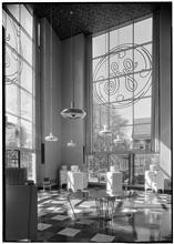Rex Cole [showroom]. Interior toward windows.