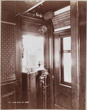 [Interior of train car.]