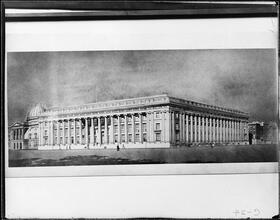 Competitive design for the Brooklyn Municipal Building.