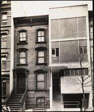 Glass-Brick and Brownstone Fronts, 209-211 East 48th Street