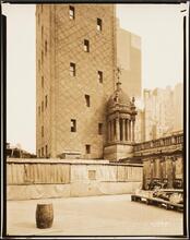 East 26th Street and Madison Avenue. Old Madison Square Garden. View of tower from roof
