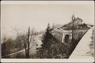 [Looking north towards C.K.G. Billings Estate.]