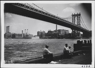 [East River from pier at Market Slip.]