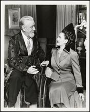 ["The Man Who Came to Dinner" theater still.]