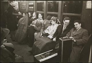 Life and Love on the New York City Subway [Musicians with their instruments on a subway.]