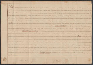 Deed between Leonard Bleecker with Joanna Bleecker and Calicia Allaire, August 13, 1804