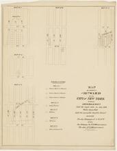 Map of Property in 12th Ward of City of New York of which Archibald Watt Held Legal Title in July 1838, Whilst James Watt held the Equitable Benefits Thereof Covered by Two Dry Mortgages of A. Watt to