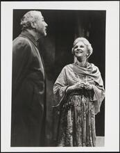 [Anthony Quayle as Rodion Nikolayevich and Mary Martin as Lidya Vasilyevna in "Do You Turn Somersaults?".]