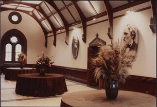 [Central Park Dairy Visitor's Center on re-opening following restoration.]