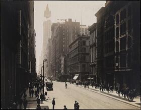 [West side of Broadway looking south from Leonard Street.]