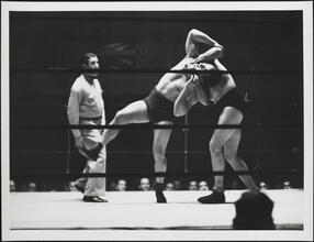 69 West 66th Street. St. Nicholas Rink. Wrestling match