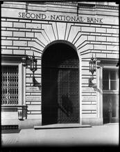 Entrance to Second National Bank.