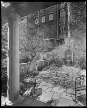 126 East 74th Street. E. Seligman residence, backyard garden.