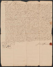 Deed between Frederick Schurman and Nehemiah Palmer, May 14, 1754