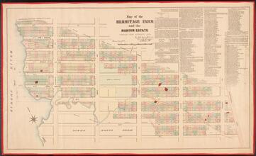 Map of the Hermitage Farm & the Norton Estate